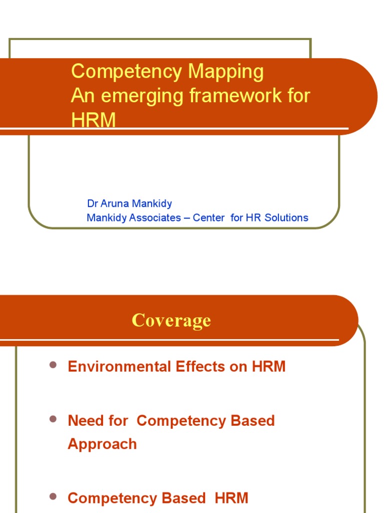 Competency Based HRM | PDF | Competence (Human Resources) | Human ...
