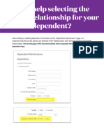 Aetna Inc Dependent Relationship Guide 2019