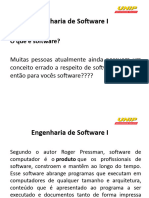 Engenharia de Software I Aula 1