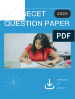 Ts Pgecet Question Paper: Dwonload