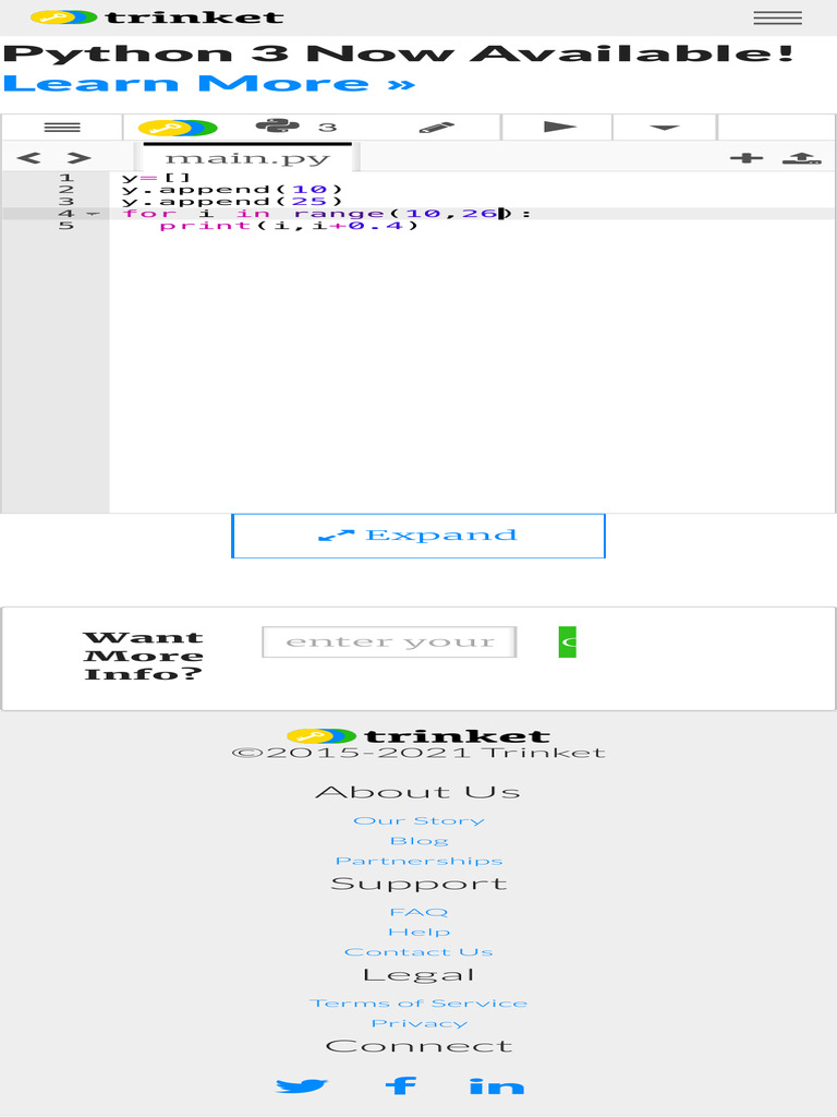 Your Python Trinket | PDF