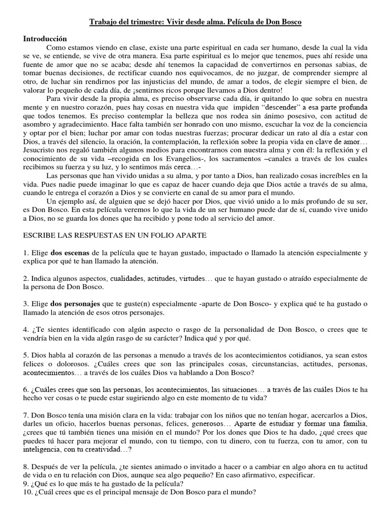 Don Bosco Descargar Gratis Pdf Amor Alma