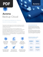 Acronis Backup Cloud - Datasheet