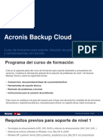 Acronis Backup Cloud v.7.9 - Curso Formacion para Soporte - Troubleshooting