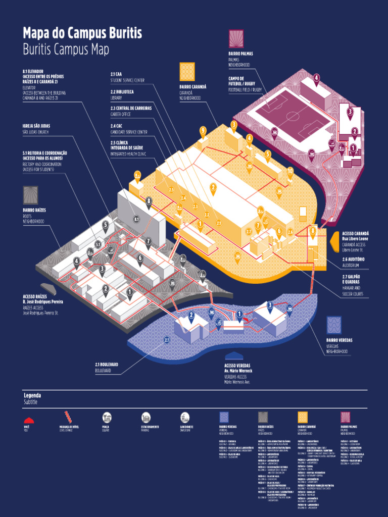 Mapa Do Campus Unibh Estoril | PDF