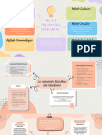 Mapa Mental Lluvia de Ideas Simple Rosa y Gris