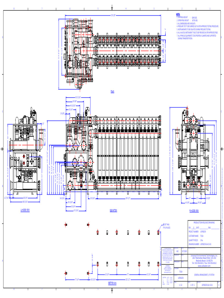 Uep00259 Ga 15 01 - 20230907TT | PDF | Mechanical Engineering | Equipment