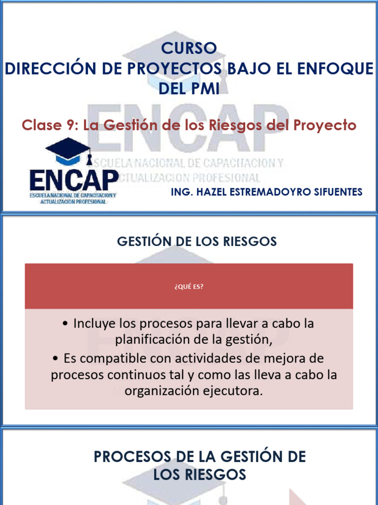 Gestión de Riesgos en Proyectos PMI | PDF | Riesgo | Evaluación