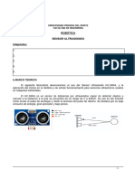 Laboratorio 2 - Sensor - Ultrasonido