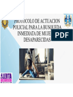 Protocolo de Actuacion Policial para La Busqueda Inmediata PDF