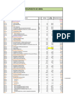 Presupuesto Subestación Tipo Pedestal