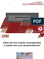 Titulo Del Material: Características de Los Mapas Conceptuales. Autor: Dra. Silvia Mireya Hernández Hermosillo. Fecha de Creación: Agosto 2019