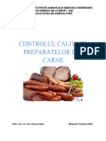 CONTROLUL CALITATII PREPARATELOR DIN CARNE - Daniela Lupu-SAPCCPA