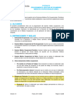 P-GTA-010 - V1 Proc-Gestión de Examenes Médicos Ocupacionales (EMO)