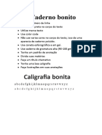 Caderno Bonito