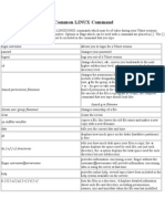Common LINUX Command