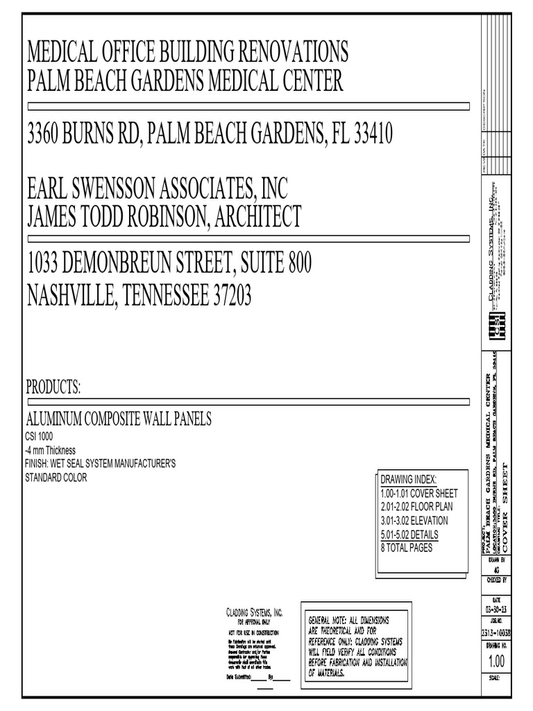 2023.03.30 CSI Palm Beach Health Center Project PDF Civil