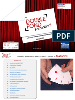 Catalogue Formation MAGICIEN Double Fond Formation 2024
