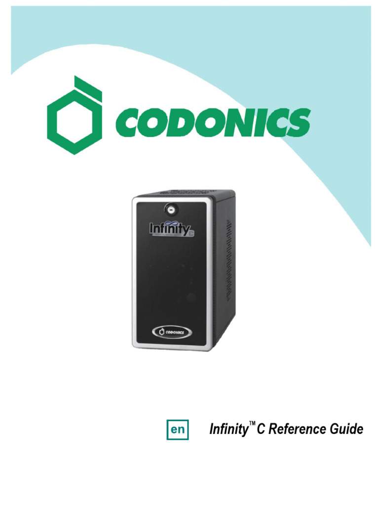 Infinity C Quick Reference 900-445-001.01 | PDF | Remote Desktop ...