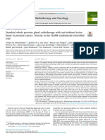 Standard Whole Prostate Gland Radiotherapy With An