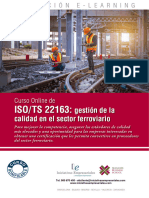 ISO TS 22163 Gestion Calidad Sector Ferroviario