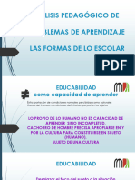 SINTESIS 2. Análisis Pedagógico de Los Problemas de Aprendizajes