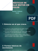 Características de Desarrollo Motor en Los Párvulos