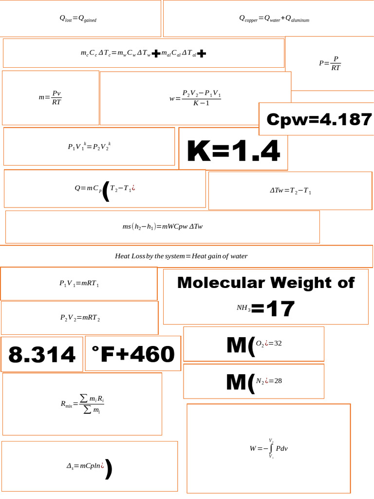 Thermodynamics Problems1-100 | PDF | Mechanical Engineering | Chemistry
