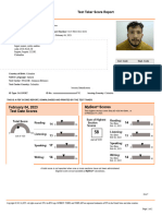 Test Taker Score Report: Lopez Suarez, Carlos Andres