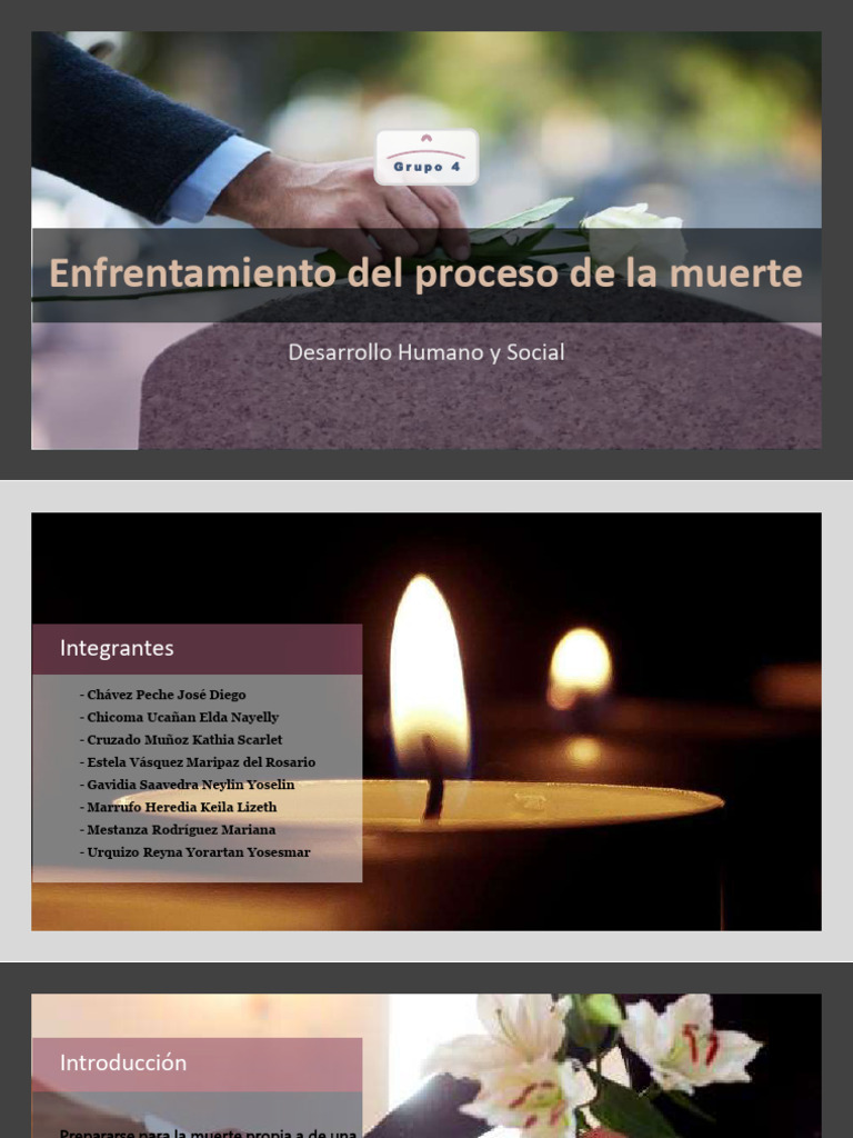 Enfrentamiento Del Proceso de La Muerte | PDF | Dolor | Las emociones