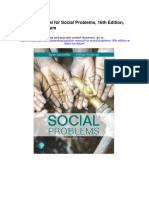 Solution Manual For Social Problems 16th Edition William Kornblum