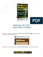 Manual de Uso Del Radionics Manifestor Pro 3