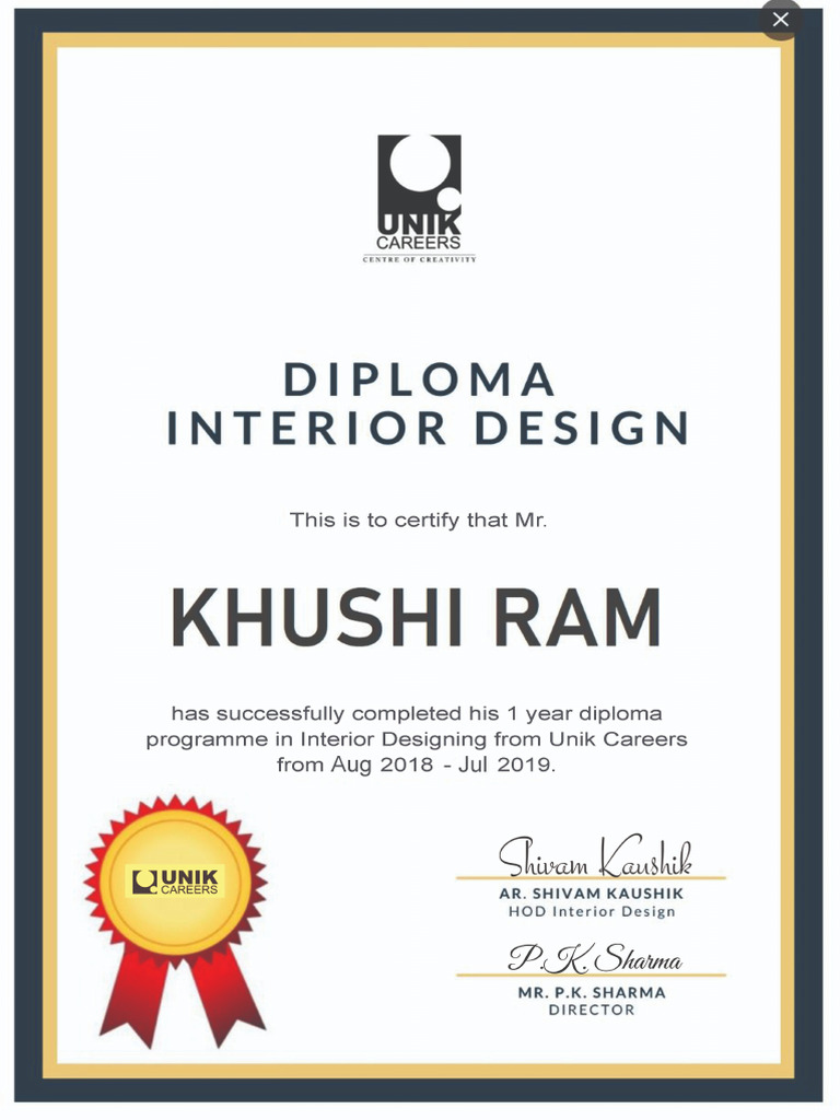 Diploma Certificate 2019 | PDF