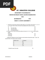 STATISTICS Test