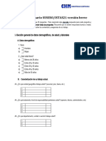 Cuestionario SUSESO - ISTAS21 Versión Breve para Aplicación en Papel
