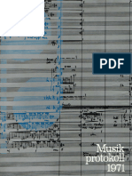 Musikprotokoll Programmbuch 1971