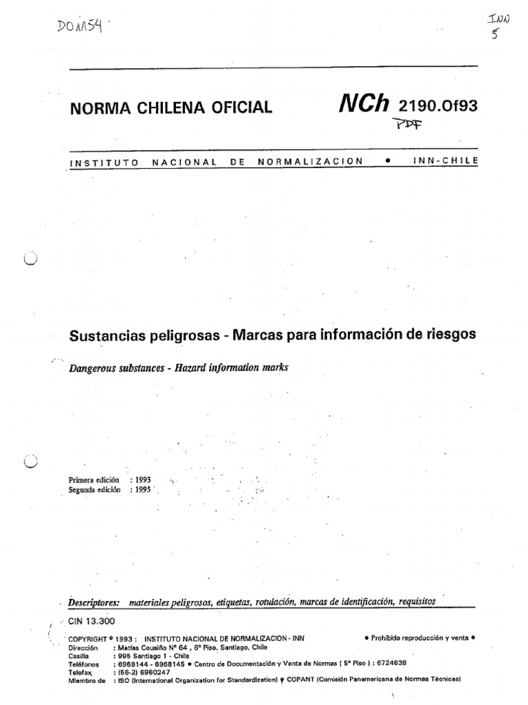 2190-1993 NCH | PDF
