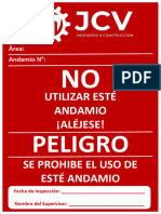 Tarjeta Roja - Andamio - JCV