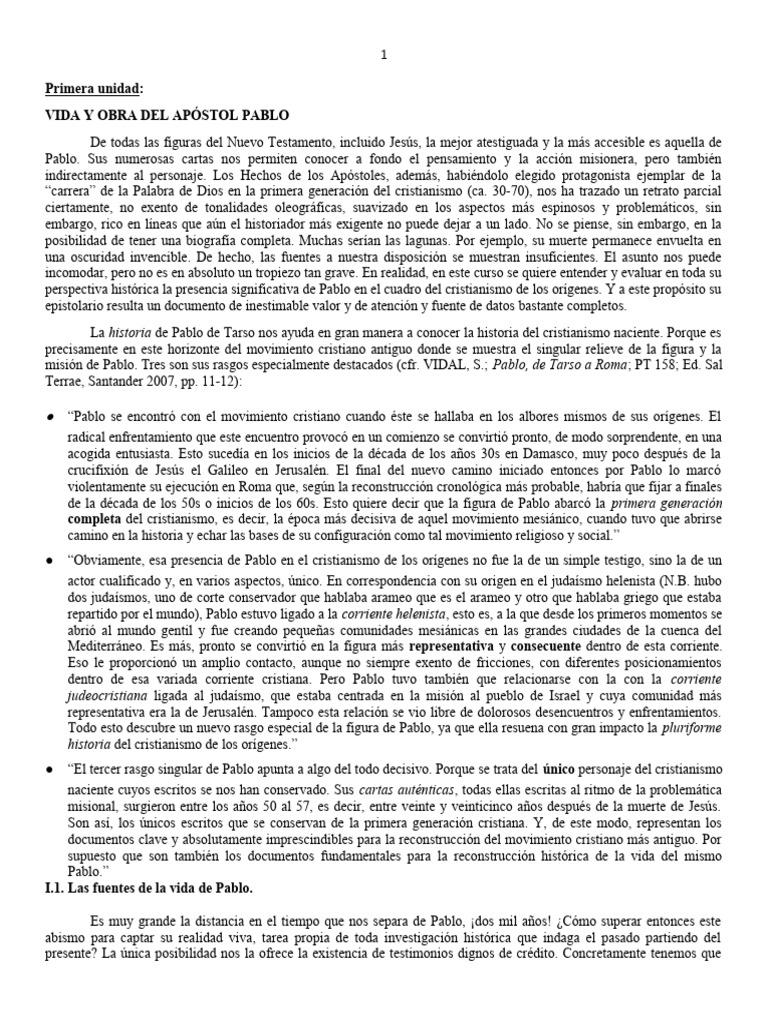 Vida Y Obra Del Apóstol Pablo Descargar Gratis Pdf Pablo El Apóstol