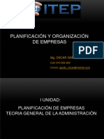 Planificación y Organización