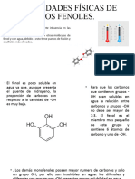 Propiedades Físicas de Los Fenoles