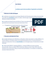 Ondes Sismiques Et Structure Interne