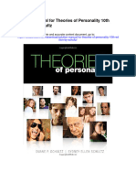 Solution Manual For Theories of Personality 10th Edition by Schultz