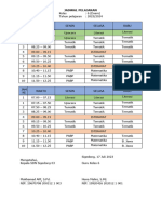 Jadwal Pelajaran