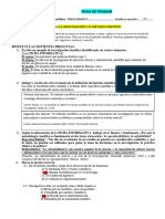 Ficha de Trabajo - Investigación y Método Científico