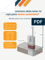 Dimensiones para Un Murete Conexión Aérea Instalaciones Electricas