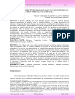 Acerca Das Contribuições Metodológicas Dos Estudos Culturais No Âmbito Da Literatura Comparada