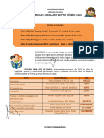 Lista de Utiles Escolares Pre Kinder 2023