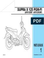 Supra X 125 2014 PartCatalogue