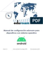 Manual Eduroam Android 10. Versión 1.0